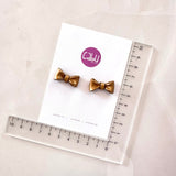 Bow Studs - Gold