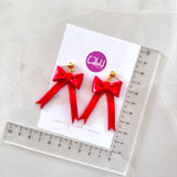 Bow Dangles - Red