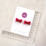 Bow Studs - Red