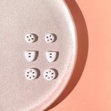 Small Studs - White Embedded
