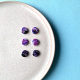 Medium Studs - Purple Marble